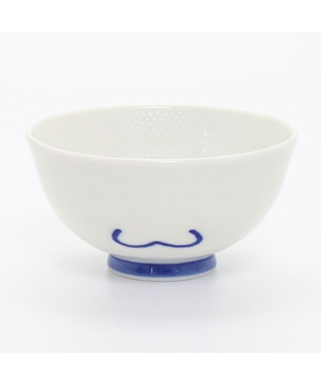 Mother garden しろたん ごはん粒がくっつきにくい 茶碗 《ぼくにもひとくち・お米顔柄》 【小】 -