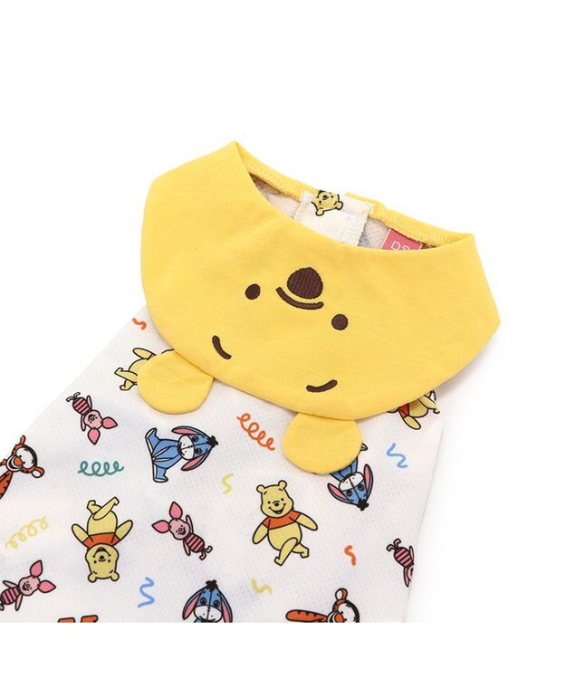 PET PARADISE ディズニー くまのプーさん クールメッシュ 襟付きタンクトップ 小型犬 イエロー