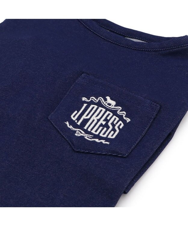 PET PARADISE J.PRESS デニム風 Ｔシャツ 小型犬 ダークインディゴブルー