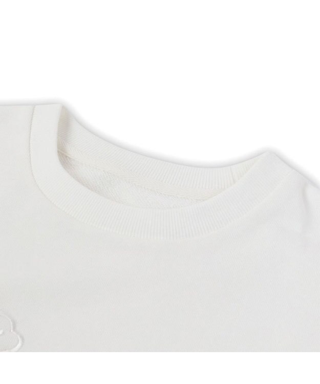 Mother garden しろたん＆らっこいぬ 白刺繍トレーナー《オフホワイト》 S / M / L / XL -