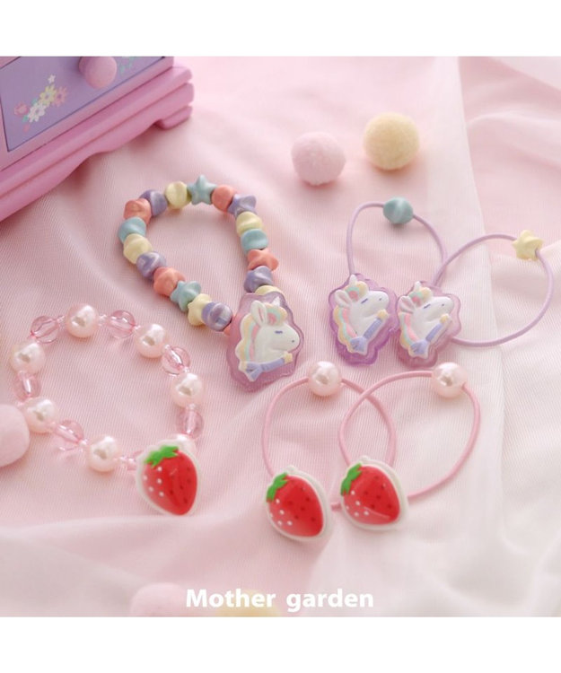 マザーガーデン 野いちご ヘアゴム 2個セット / Mother garden