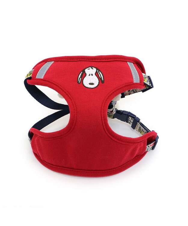 PET PARADISE スヌーピー マスコット付きハーネス SS 小型犬 赤