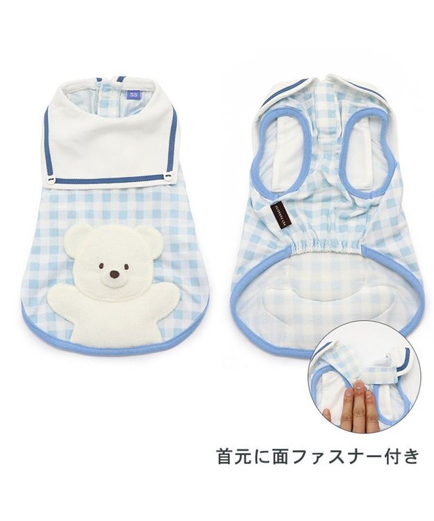 PET PARADISE クールタンクトップ 【小型犬】 しろくま 水色