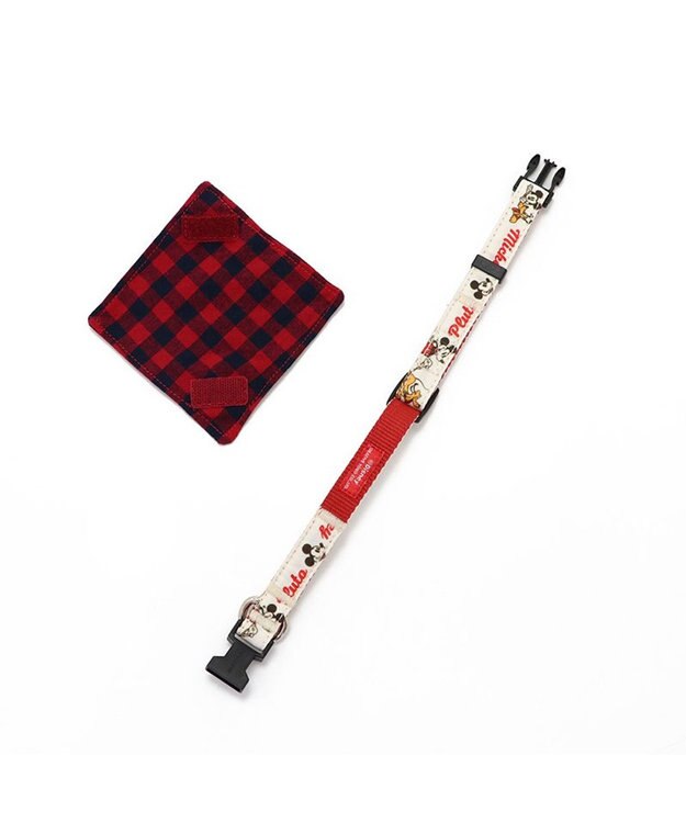 ディズニー ミッキーマウス プルート 散歩柄首輪【3S】 小型犬