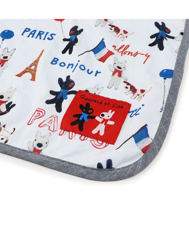PET PARADISE リサとガスパール クール ブランケット 《パリ柄》 小型犬 パリ柄