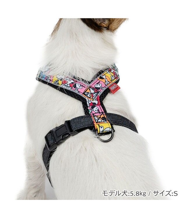 PET PARADISE スヌーピー 75周年 アクティブ ハーネス 小型犬 SM 75周年柄