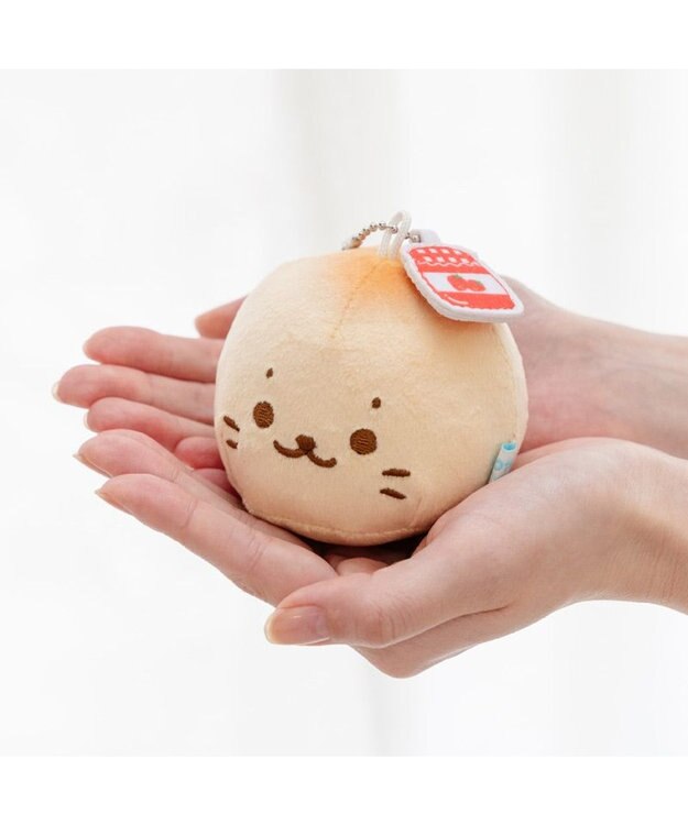 Mother garden しろたん パン型キーホルダー 《しろたん》 単品 しろたん