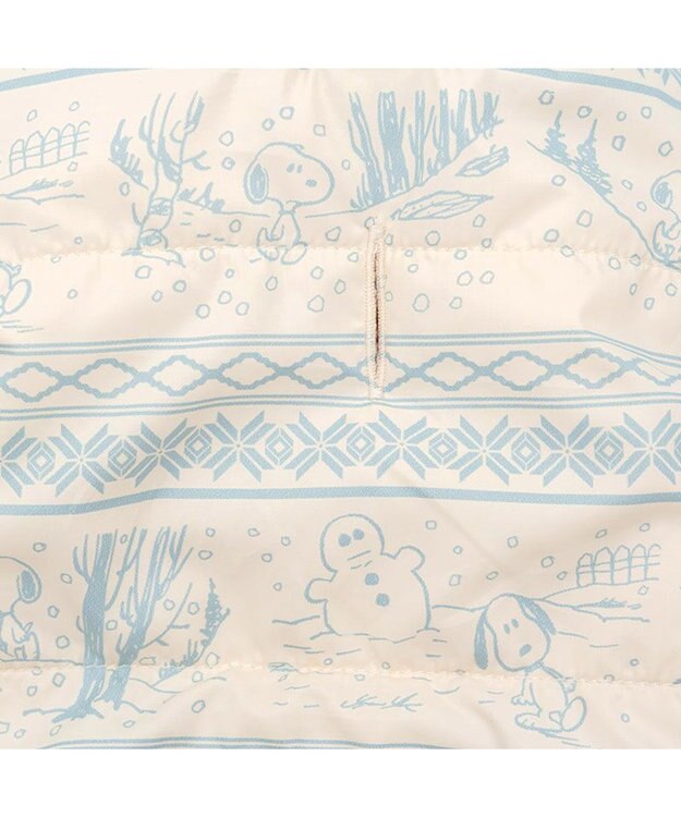 PET PARADISE スヌーピー 遠赤外線 ウインターオール  中型犬 大型犬 ホワイト×ブルー