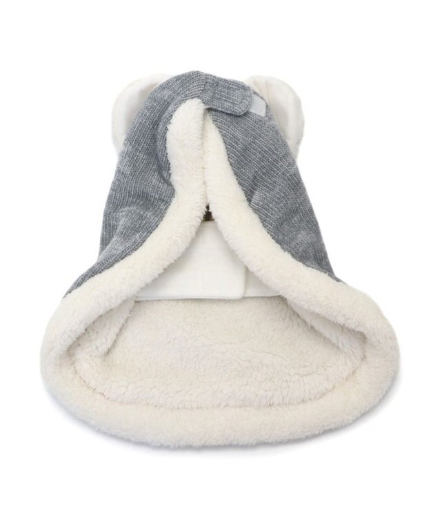 PET PARADISE スヌーピー 手袋 ポンチョ   中型犬 大型犬 グレー