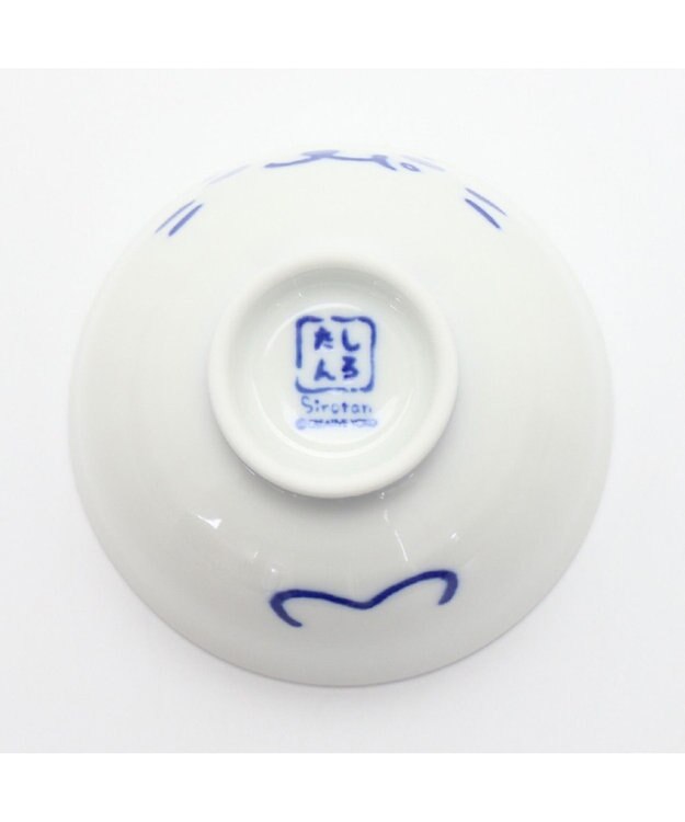 Mother garden しろたん ごはん粒がくっつきにくい 茶碗 《ぼくにもひとくち・お米顔柄》 【小】 -