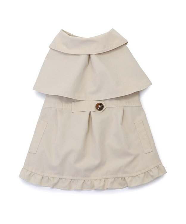 PET PARADISE ペットパラダイス トレンチポンチョ 小型犬 ベージュ