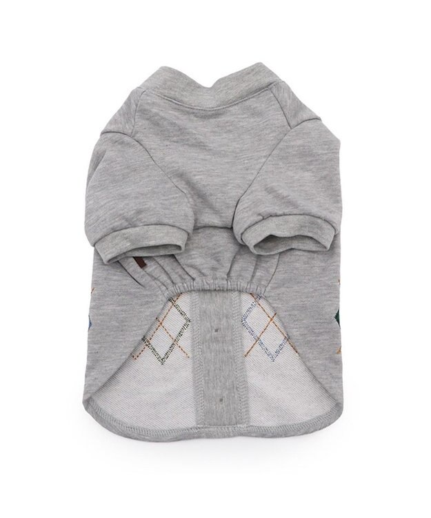 PET PARADISE ペットパラダイス カーディガン風 トレーナー 小型犬 グレー