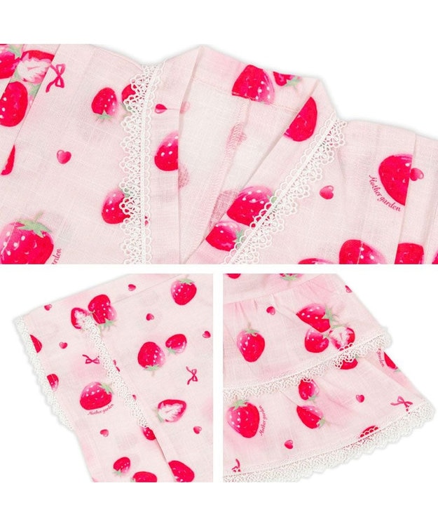 Mother garden 2025 マザーガーデン 野いちご 浴衣ドレス 《水彩柄》 95~100cm / 105~110cm 水彩柄