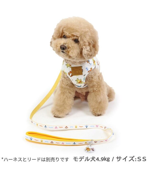 PET PARADISE ディズニー くまのプーさん リード 《ピグレット にこにこ》 ＳＳ～Ｓ 小型犬 イエロー