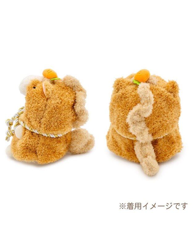 Mother garden しろたん ついてきちゃうしろたん マスコット 着せ替え服 午年 《茶》 単品 茶