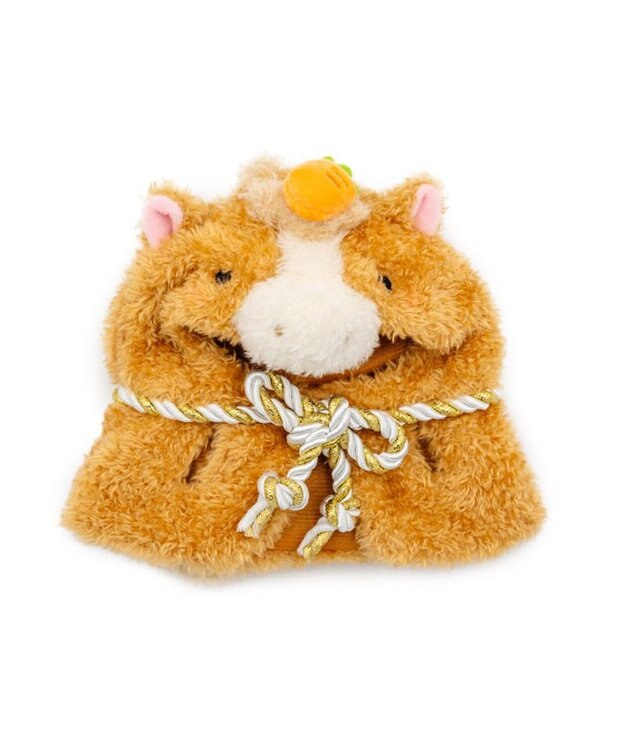 Mother garden しろたん ついてきちゃうしろたん マスコット 着せ替え服 午年 《茶》 単品 茶