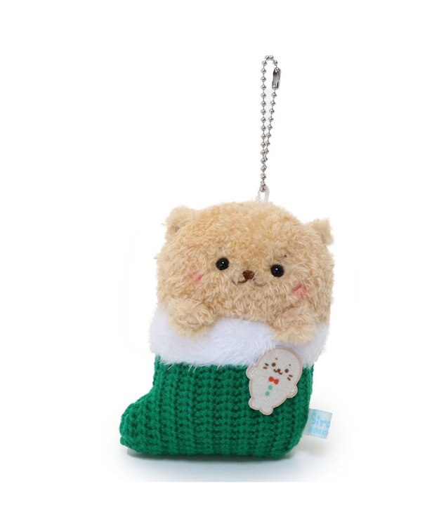 Mother garden しろたん クリスマス靴下キーホルダー 《らっこいぬ》 単品 らっこいぬ