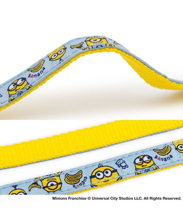 PET PARADISE ミニオン チャーム付リード 4S~3S ブルー