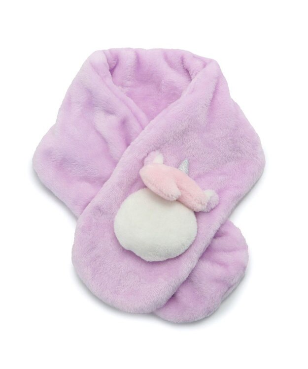 Mother garden マザーガーデン ユニコーン キッズ もこもこマフラー 《パープル》 パープル