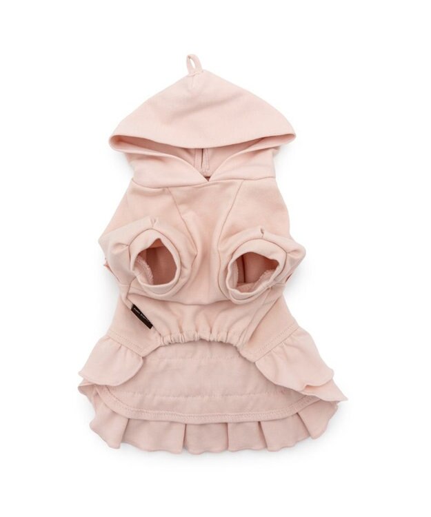 PET PARADISE ペットパラダイス フリルフーディー 《桃》 小型犬 ピンク