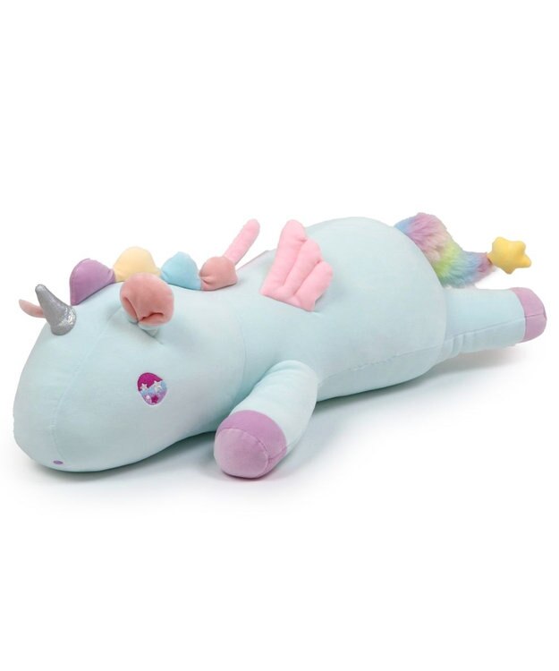 Mother garden マザーガーデン ユニコーン ぷにもち 抱き枕 68cm 《ミントブルー》 ミントブルー