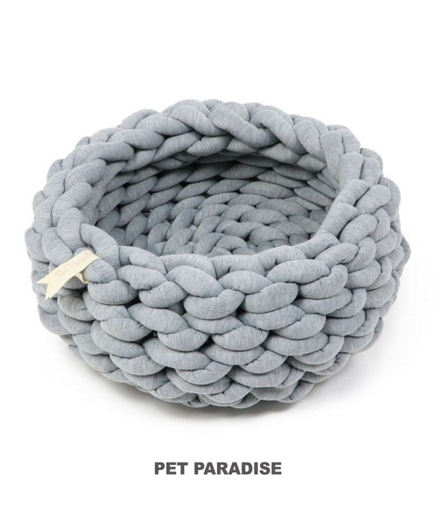 猫 ベッド おしゃれ 編み カドラー (42cm) / PET PARADISE | 【通販】雑貨とペット用品の通販サイト |  マザーガーデン＆ペットパラダイス