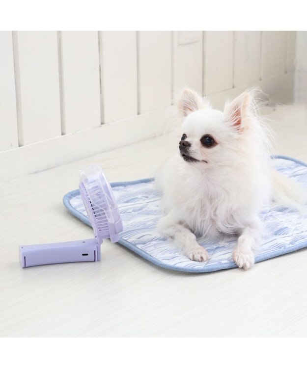 PET PARADISE 〔2023年モデル〕 ミニ 扇風機 ミスト ハンディファン 《ラベンダー》 ラベンダー