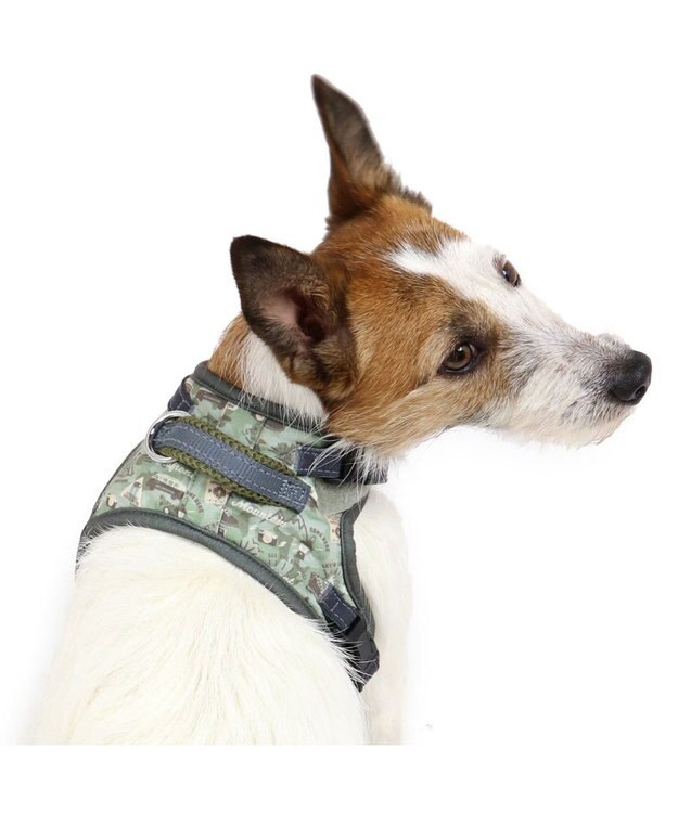 PET PARADISE ペットパラダイス やさしい ハーネス 迷彩 ３Ｓ 〔小型犬〕 カーキ