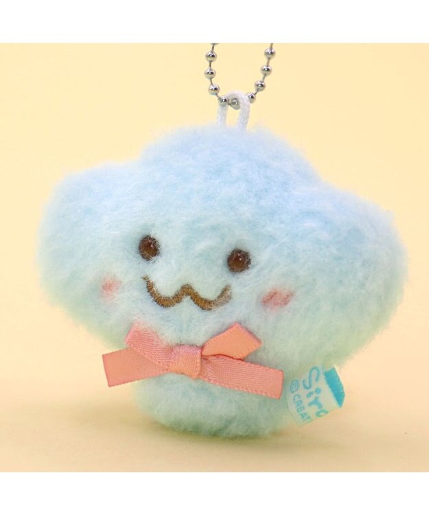 Mother garden しろたん フラットチーク キーホルダー 《しぇる》 単品 しぇる