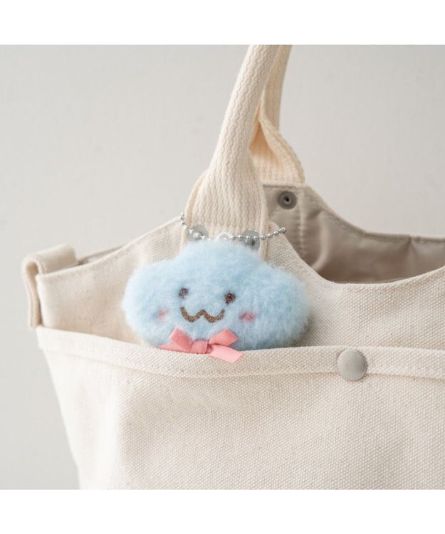 Mother garden しろたん フラットチーク キーホルダー 《しぇる》 単品 しぇる