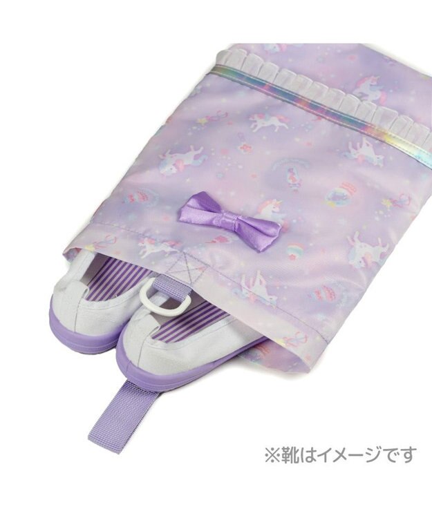 Mother garden マザーガーデン ユニコーン シューズバッグ 《コットンキャンディ柄》 コットンキャンディ柄