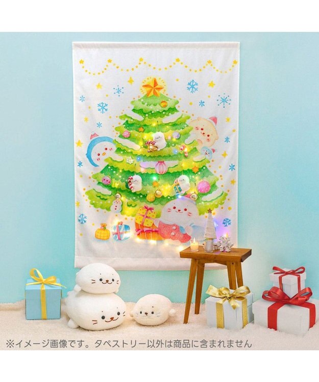 Mother garden しろたん クリスマスツリー タペストリー 0