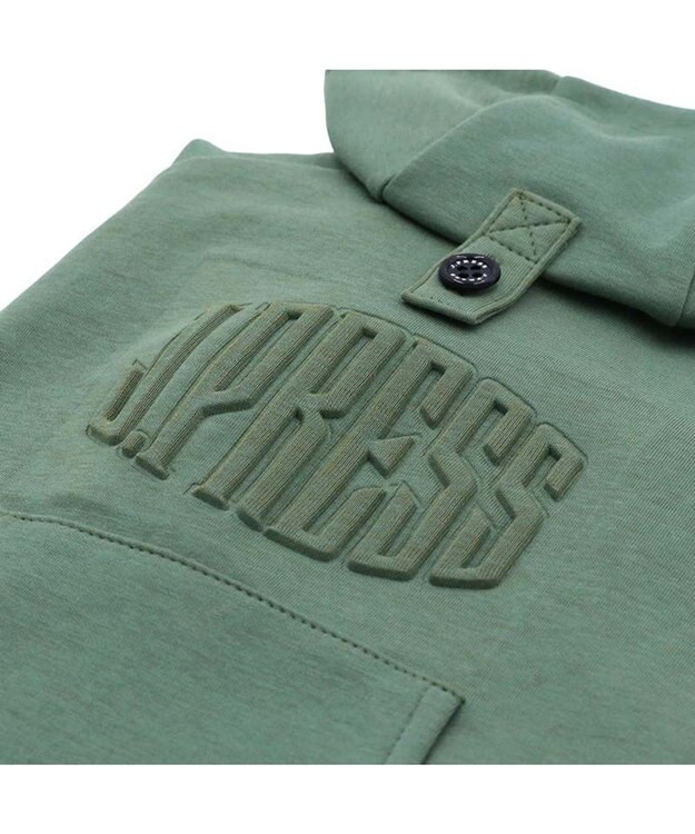 PET PARADISE J.PRESS エンボス ロゴパーカー 小型犬 ライトカーキ