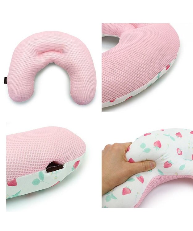 PET PARADISE ペットパラダイス クール ピロー 《いちご＆お花柄》 苺＆お花