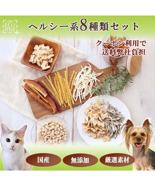 PET PARADISE ペットパラダイス 犬 おやつ デリスタイル8種類 ヘルシー系セット -