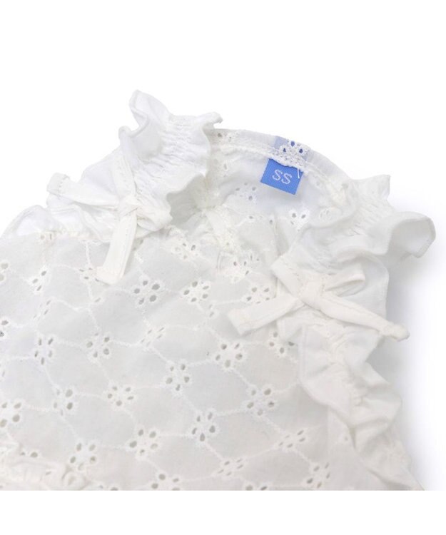 PET PARADISE ペットパラダイス アイレット レース ワンピース 小型犬 ホワイト