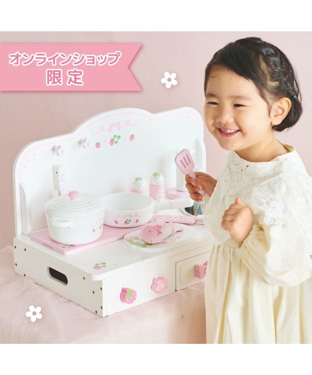 Mother garden マザーガーデン スウィートストロベリー テーブルキッチン  ネットショップ限定 ホワイト