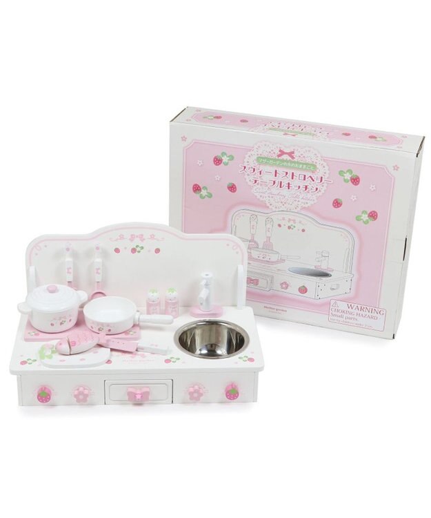 Mother garden マザーガーデン スウィートストロベリー テーブルキッチン  ネットショップ限定 ホワイト