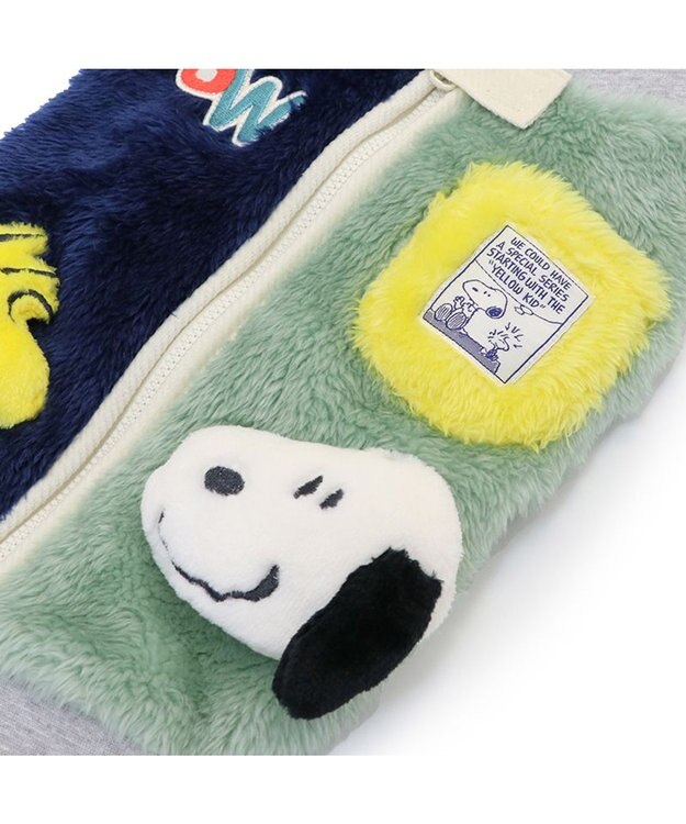PET PARADISE スヌーピー 背中開きジップ ベスト 《マスコット》 小型犬 ブルー
