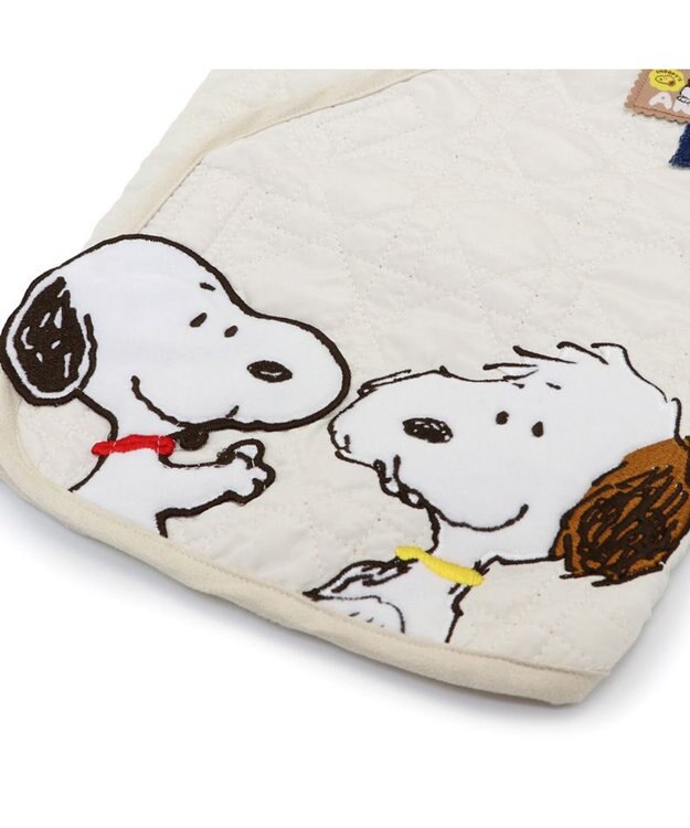 PET PARADISE スヌーピー 背中開き ベスト 《兄弟柄》 中型犬 ホワイト