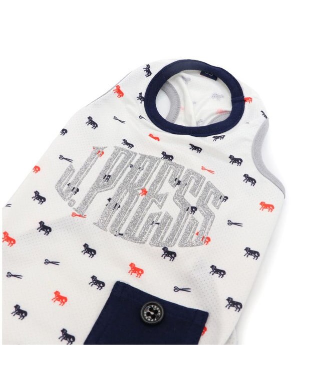 PET PARADISE J.PRESS エコメイド タンクトップ 《羊柄 ネイビー》 小型犬 羊柄ネイビー