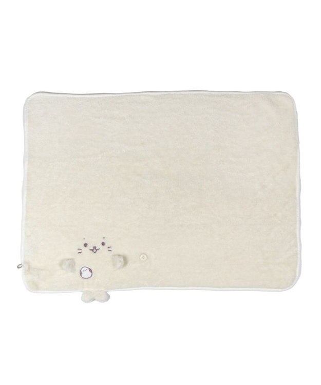 Mother garden しろたん くるっと膝掛け 《シマエナガ》 70×95cm パープル