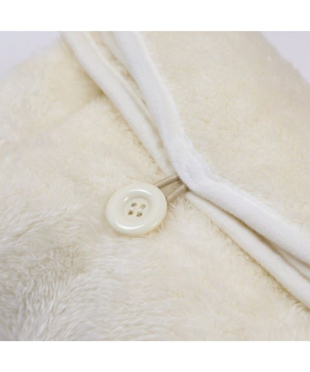 Mother garden しろたん くるっと膝掛け 《シマエナガ》 70×95cm パープル