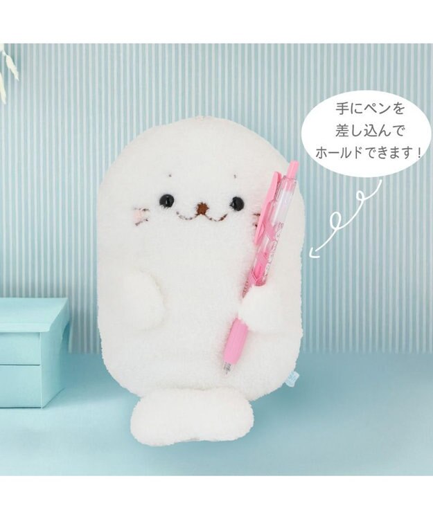 Mother garden しろたん ぬいぐるみペンケース -