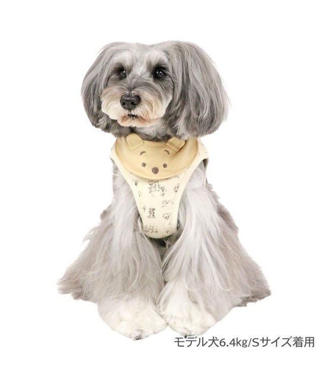PET PARADISE ディズニー くまのプーさん スタイ付き ベスト ハーネス Ｓ 小型犬 イエロー