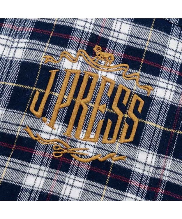 PET PARADISE J.PRESS チェックボア ジャケット 小型犬 ブラウン