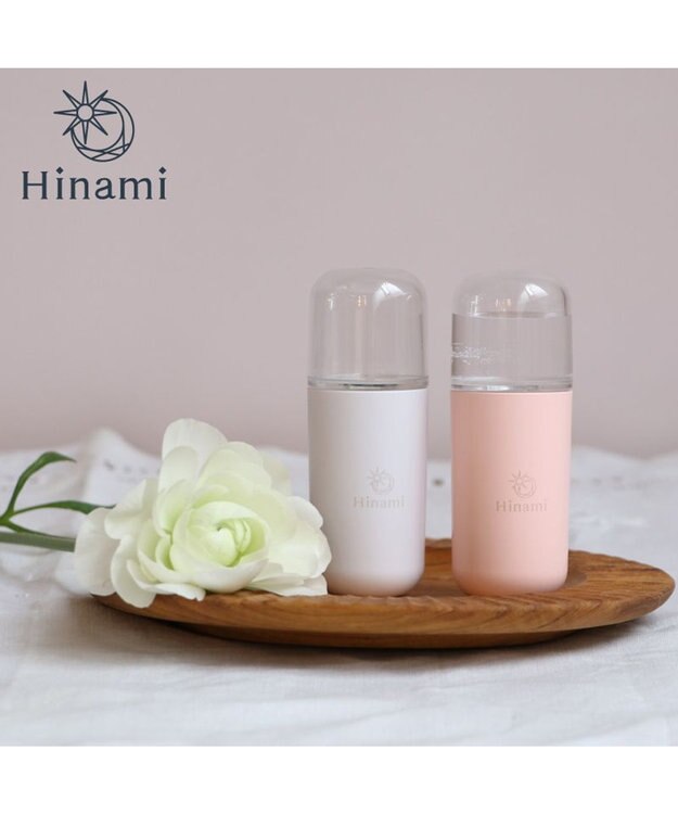 Mother garden 【Hinami】 ナノフェイスミスト 白色 桃色 携帯ミスト 顔用加湿器 ピンク