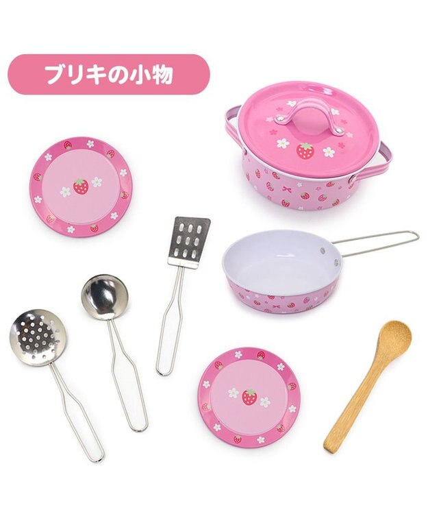 Mother garden マザーガーデン 野いちご クッキング トランクセット おままごとキッチンツールセット -