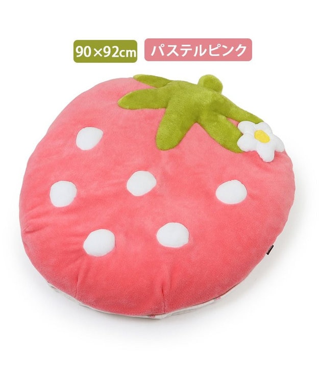 キティ　ダイカット　クッション　ピンクリボン　いちご　ベア　ピンク　タグ付き キティ ダイカット クッション ピンクリボン いちご ベア ピンク