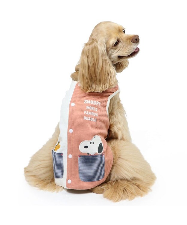 PET PARADISE スヌーピー やさしい ベスト  リバーシブル 中型犬 コミック柄
